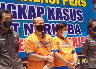 Kedua Tersangka WNA Asal Palestina & Warga Ujung Pandang Sulawesi