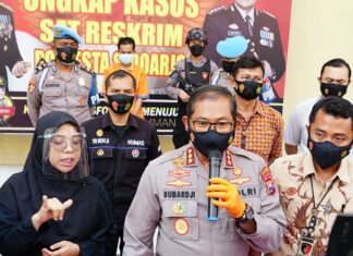 Kapolresta Sidoarjo Kombespol Sumardji, Ketika Ungkap Kasus Di Mapolresta