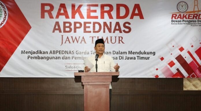 Wabup Sidoarjo H. Subandi, Ketika Hadir Dalam Rakerda ABPEDNAS Jatim