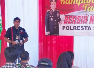 Kasatresnarkoba Kompol Muhammad Indra Najib, Ketika Peluncuran Kampung Tangguh Semeru Bersinar