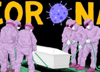 Ilustrasi Pemakaman Pasien Covid-19