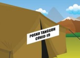 Ilustrasi Posko Covid-19