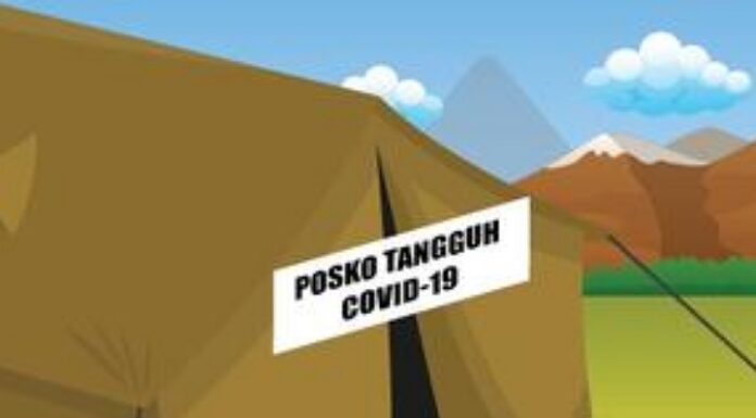 Ilustrasi Posko Covid-19