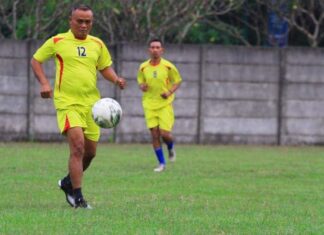 Secara Psikologis Arif Bogang Siap Hadapi Pertandingan Liga Kades Cup U-45 Sore Nanti